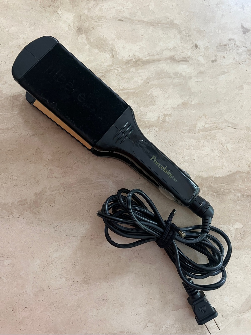 Jilbere de Paris 2.5” Flat Iron JBP2559 Ceramic Porcelain Straightener Pro MCM